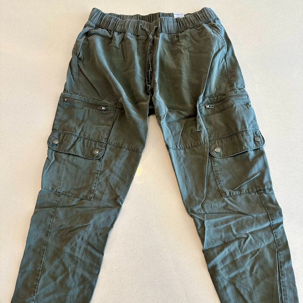Banana Republic Women's Khaki and Green Trousers